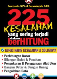 225 Kesalahan Yang Sering Terjadi dalam Berhitung