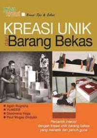 Kreasi Unik dari Barang Bekas